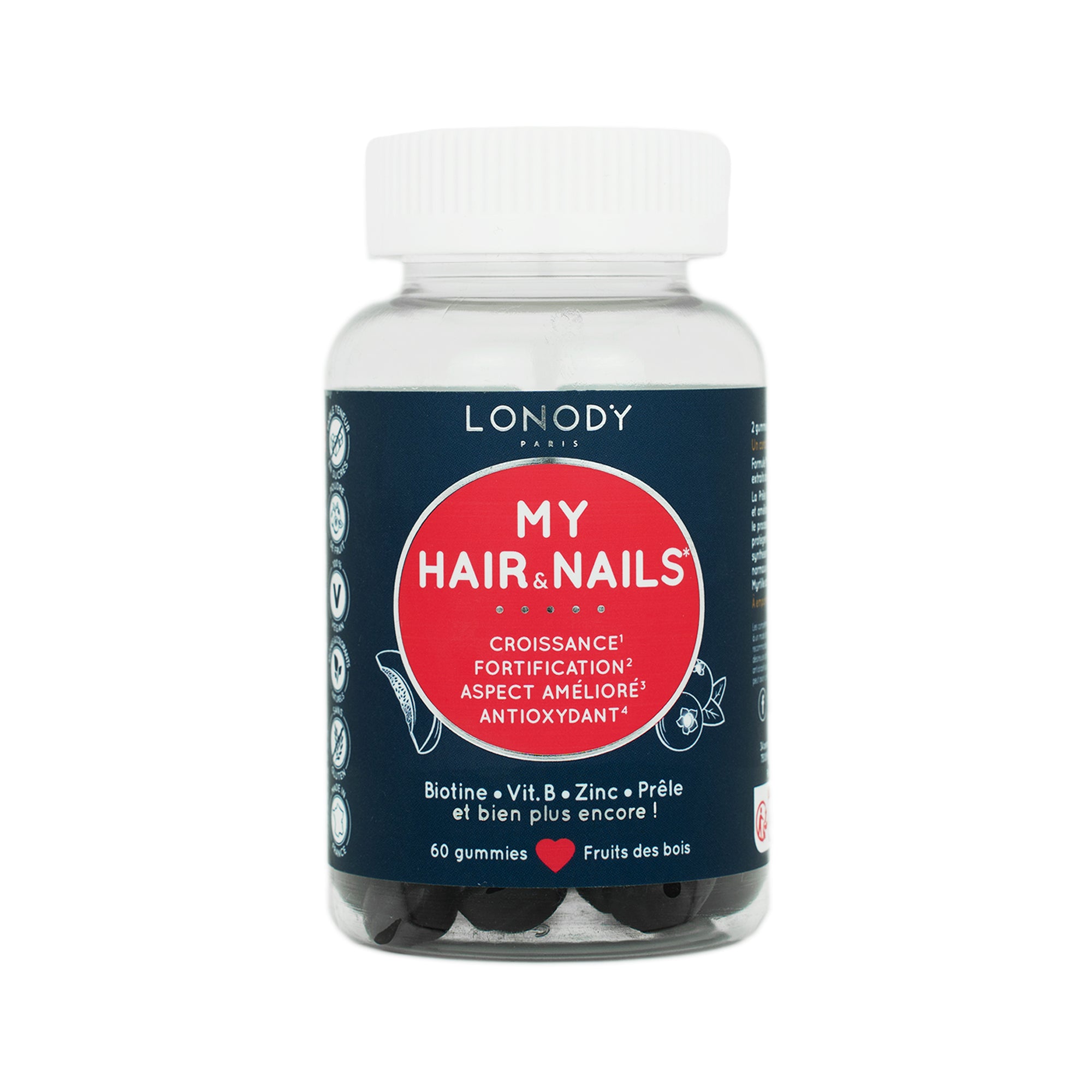 Gummies Innovit Pour Cheveux Et Ongles - Collagène, Vitamines A, B6, Biotine, Zinc - Complément Alimentaire